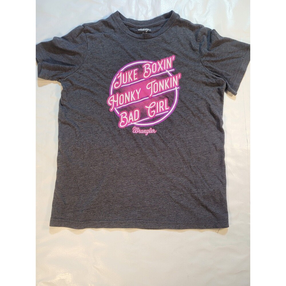 Wrangler “Juke Boxin’ Honky Tonkin’ Bad Girl” Graphic Tee – Size Small #H